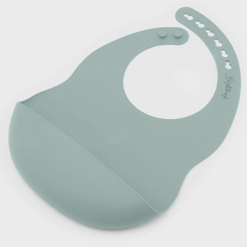 Baby & Toddler Silicone Bib Sage Green bb-scp-01-sag