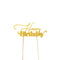 Metal Cake Topper Happy Birthday 1 Gold cc-gohb1