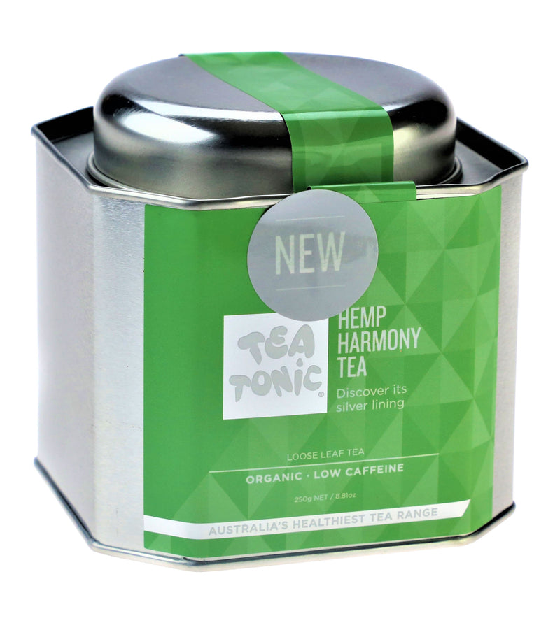 Tea Tonic Hemp Harmony Tea Caddy Tins HHTT