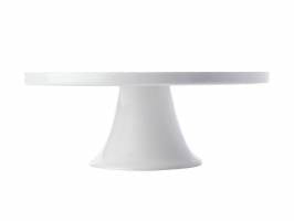 MW White Basics Footed Cake Stand 30cm Gift Boxed AY0368