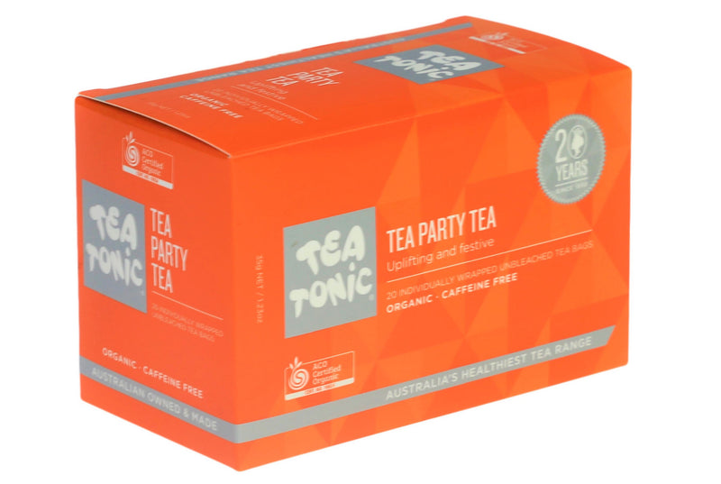 Tea Tonic Box Tea-party Tea Unbleached 20 Teabags TPBO