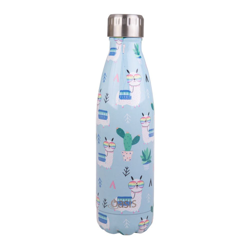 Oasis Stainless Steel Double Wall Insulated Drink Bottle 500ml 8880DL Drama Llama