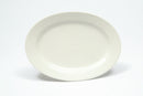 White Oval Bistro Plate 23.5cm HW22014