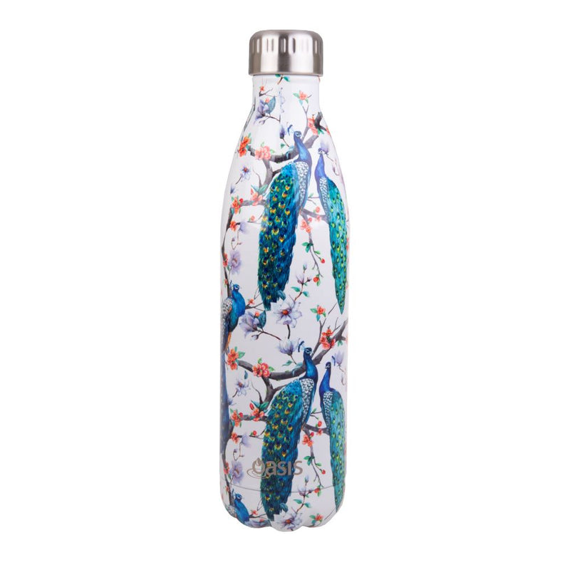 Oasis Stainless Steel Double Wall Insulated Drink Bottle 750ml 8883PC Peacocks