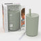 The Sippi - Silicone Cup with Straw Sage Green cp-lds-02-sag