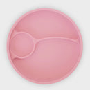 Divided Suction Plate TheValle Coral Pink pl-sdp-01-crl